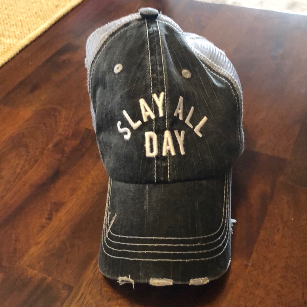 Slay all day ball cap
